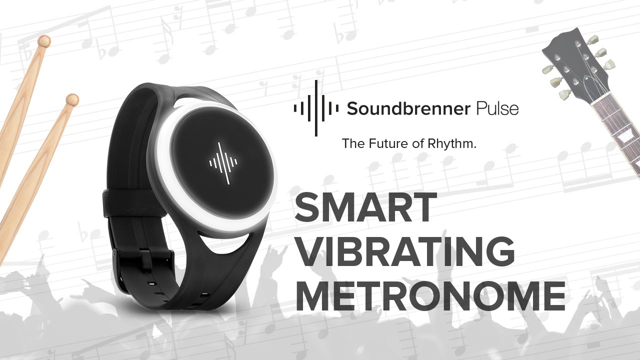 Introducing the World's First Smart Vibrating Metronome: Soundbrenner Pulse - YouTube