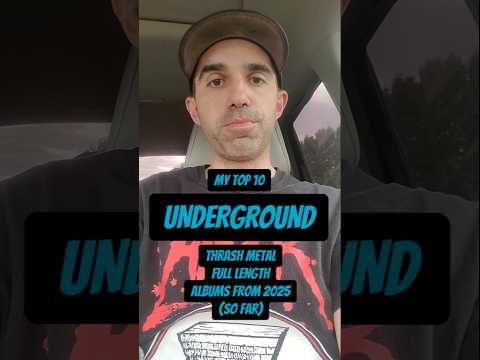 My Top 10 UNDERGROUND Thrash Metal Full Length Albums of 2025 (so far) #metal #thrashmetal