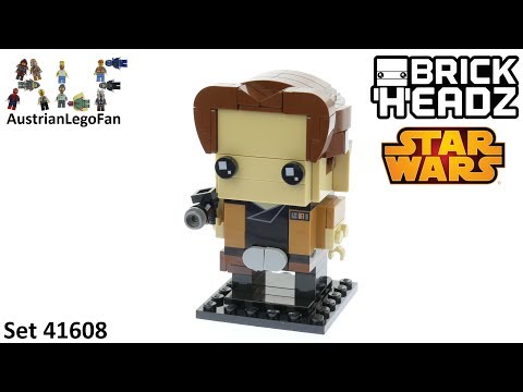 Vidéo LEGO BrickHeadz 41608 : Han Solo