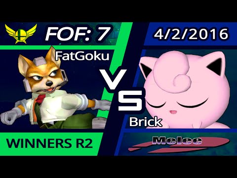 SPD | Fatgoku (Fox) vs. Brick (Puff) | SSBM Top 24 WR2 | FoF7
