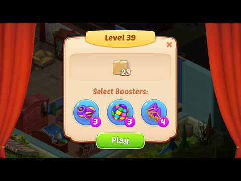 Homescapes Level 39 Walkthrough