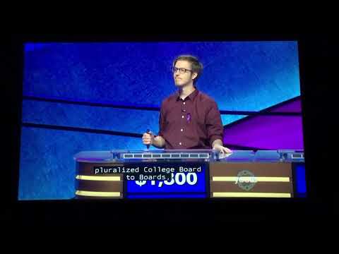 Double Jeopardy, SCORE CHANGE before the start; Tournament Of Champions 2019 Day 5 (11/8/19)