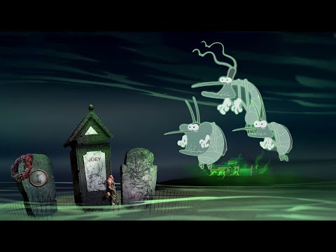 Oggy And the Cockroaches | GHOST HUNTING (S07E05) 😱 A Xilam series | Cartoon in English