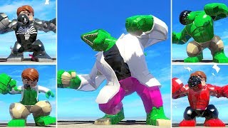 LIZARD Transformation : ALL Big-Fig perform his transformation animation in LEGO Marvel Super Heroes