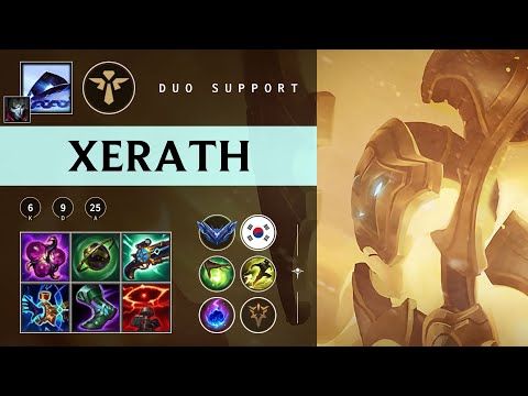 Xerath Support vs Nautilus - KR Diamond Patch 25.23