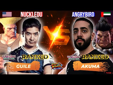 SF6 ✊ NUCKLEDU (Guile) vs ANGRYBIRD (Akuma) ✊ High Level Gameplay