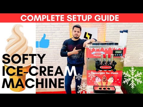 Bakomax Softy Ice Cream Machine in Double Compressor