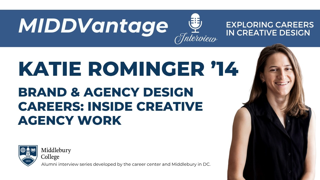 Brand & Agency Design Careers: Inside Creative Agency Work with Katie Rominger | MIDDVantage video thumbnail