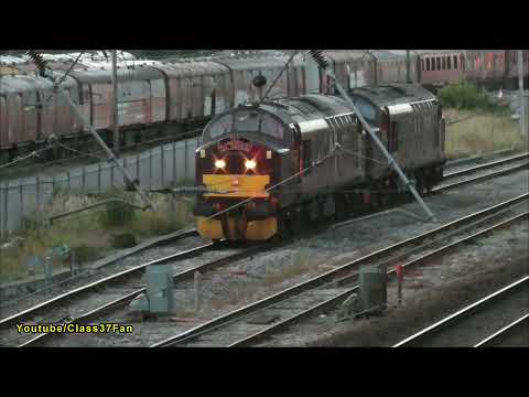 West Coast Railways 37668 / 37685 at Carnforth 15th July 2021