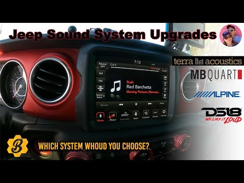 Jeep Sound System Upgrade : Wrangler JLU and Gladiator