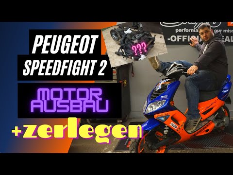 Peugeot Speedfight 2 Motor AUSBAUEN und ZERLEGEN Tutorial ist der MOTORBLOCK noch zu gebrauchen?