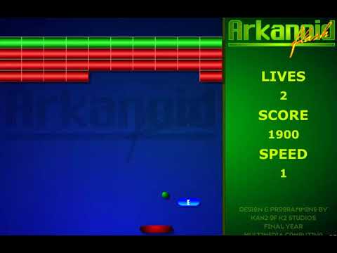 ARKANOID FLASH ARCANOID By KAN2 & K2 STUDIOS VIVID ARKANOID ONLINE BREAKOUT ARKANOID FROM GAMES GR