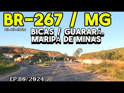 PASSANDO NA BR-267 EM BICAS, GUARARÁ E MARIPÁ DE MINAS #minasgerais #bicas #br267 #zonadamata