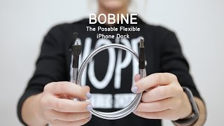 Bobine - The Posable Flexible iPhone Dock from ThinkGeek