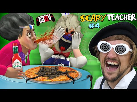 Scary Teacher & Ice Scream Date Ruined by FGTeeV!...