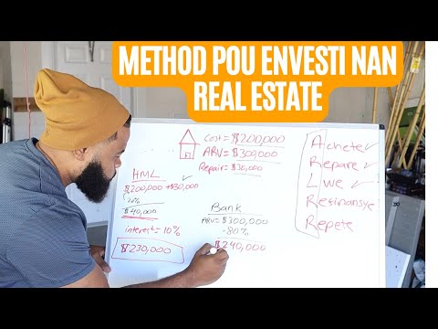 Kijan Pou Envesti Nan Real Estate avek ARLRR Method | BRRRR Method