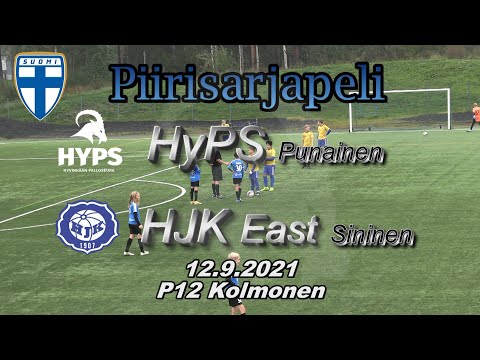 Piirisarja P12 HyPS Punainen - HJK East Sininen 12.9.2021