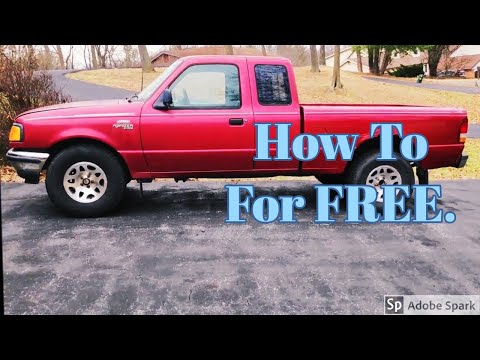 Cheapest and Easiest Way To Level Out your Ford Ranger/Mazda B-Series Trucks for FREE, Best Mod