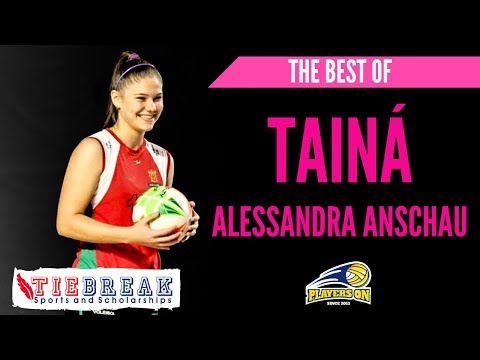 PLAYERS ON VOLLEYBALL  - The best of Tainá Alessandra Anschau (Outside Hitter/Ponteira) 2018/2019