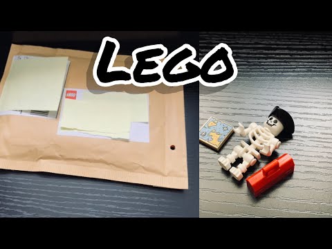 Lego bricks and pieces haul | The shark attack stunt challenge set | skeleton mini-figure