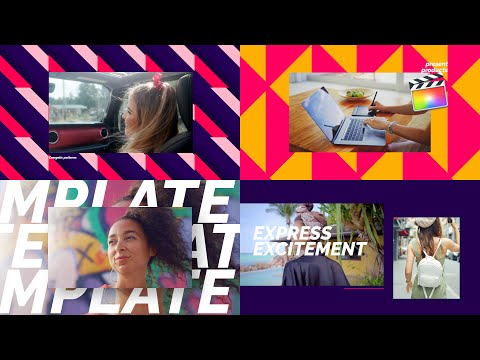 Geometric Medley Modular Template for Apple Motion & FCPX - MotionVFX