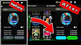 how to sell non-traded players on fc mobile 24