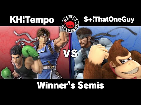 Genki Beatdown #8 - KH Tempo (Little Mac, Richter) Vs S+ ThatOneGuy (DK,Snake) - Winners Semi Final