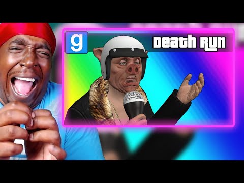 Reaction To Gmod Deathrun - AI Generated GTA6! (Garry's Mod Funny Moments)
