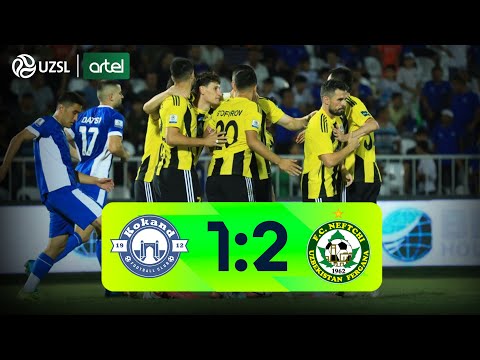 Superliga 17-tur. Qo‘qon-1912 - Neftchi bahsida kiritilgan gollar va xavfli vaziyatlar (Highlights)