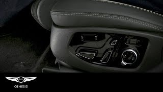 Front Seat Controls | Genesis G80 and G90 | How-To | Genesis USA