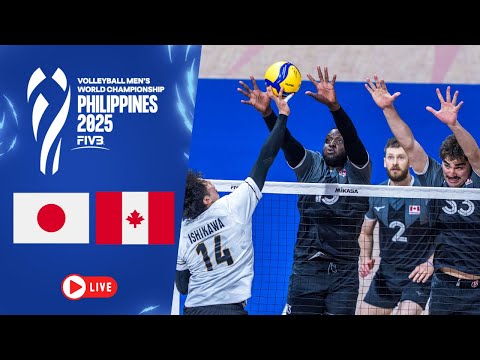 Japan 🇯🇵vs🇨🇦 Canada | FIVB Men’s World Championship 2025 | Quezon City, Philippines