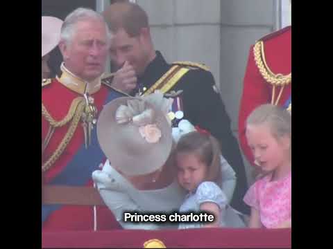 Princess Charlotte vs Princess Anne Slipping at the balcony, it is really true that history repeat
