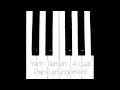 Yann Tiersen - À quai (Piano arrangement by ...