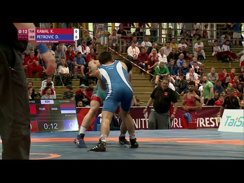 1/4 GR - 55 kg: K. KAMAL (TUR) df. D. PETROVIC (SRB) by TF, 8-0