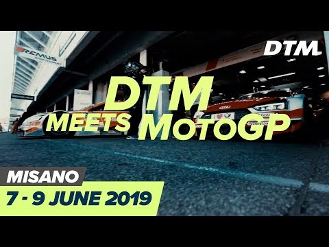 DTM meets MotoGP in Misano with guest driver Dovizioso!