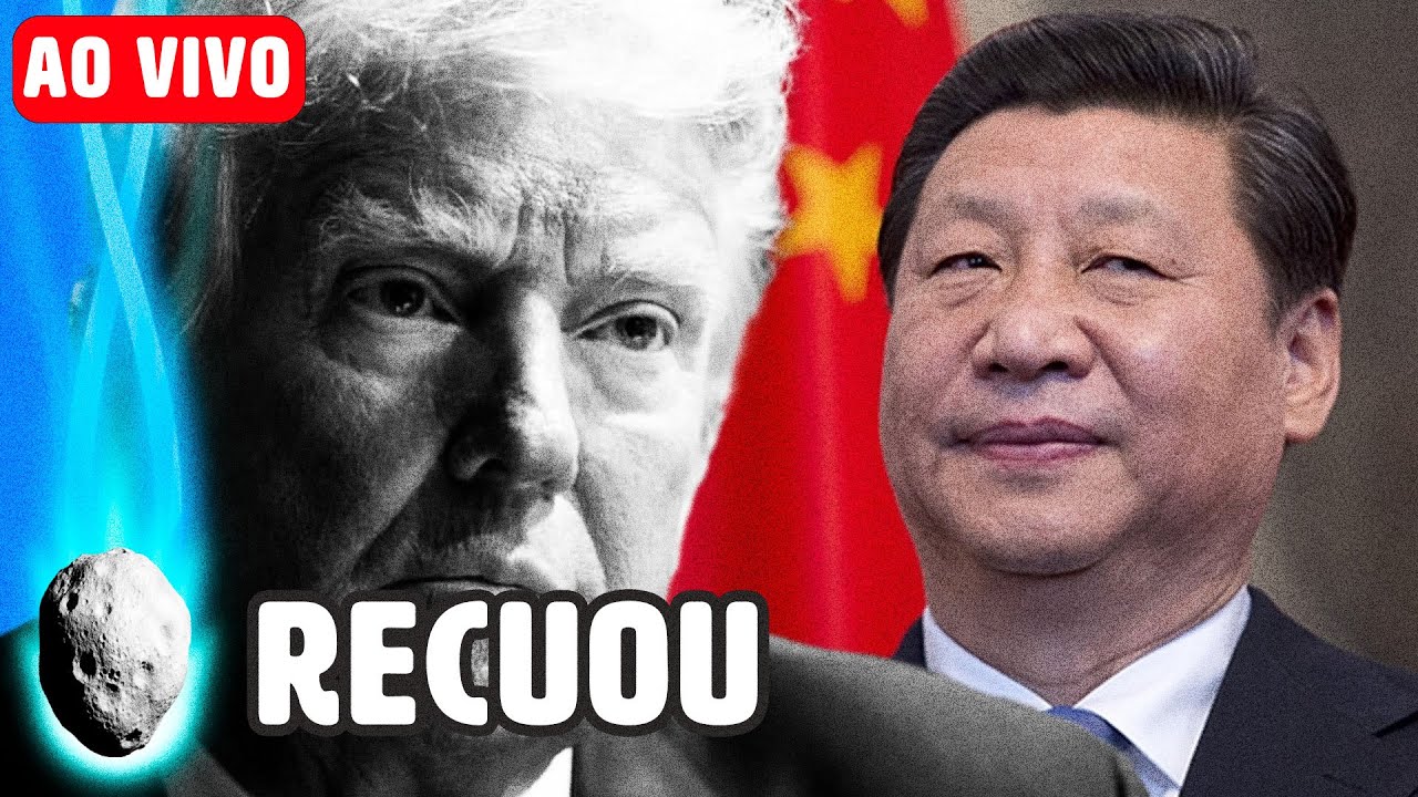 LIVE: TRUMP RECUA DIANTE DE RETALIAÇÃO DA CHINA E OUTRAS NOTÍCIAS