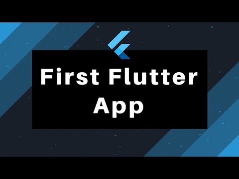 Your First Flutter Project | Flutter Tutorial Series #1
