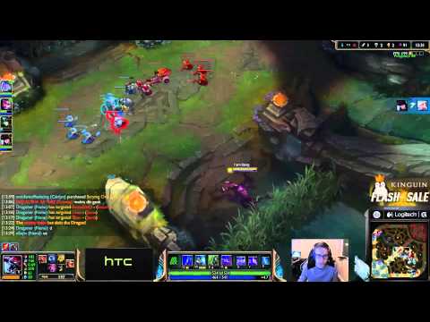 TSM Bjergsen as Cho'Gath vs Vladimir  Midlane High Elo Gameplay LoL