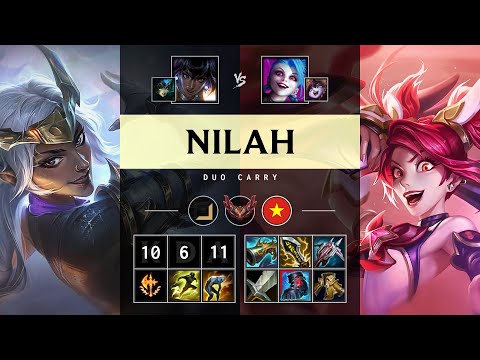 Nilah ADC vs Jinx - VN Grandmaster Patch 25.18