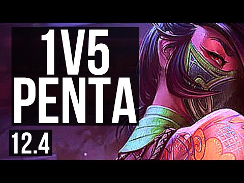 AKALI vs CAMILLE (TOP) | 1v5 Penta, 16 solo kills, 17/1/4, Legendary | EUW Master | 12.4