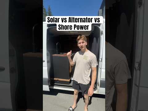 I Tested Solar vs Alternator vs Shore Power Charging!