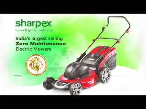 Electric rotary lawn mower, cutting width: 21 inch