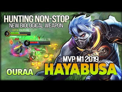Hayabusa Biological Weapon Perfect Plays | New Starlight Skin !! Top Global Hayabusa ~ Mobile Legend
