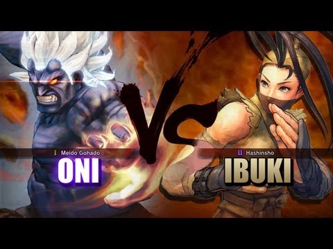 Oni vs Ibuki - Street Fighter 4 Arcade Edition 2012