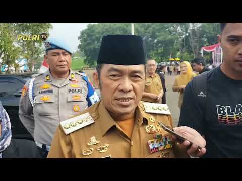 ATRAKSI SISINGAAN MERIAHKAN HARI BHAYANGKARA KE-79 DI POLRES CIMAHI