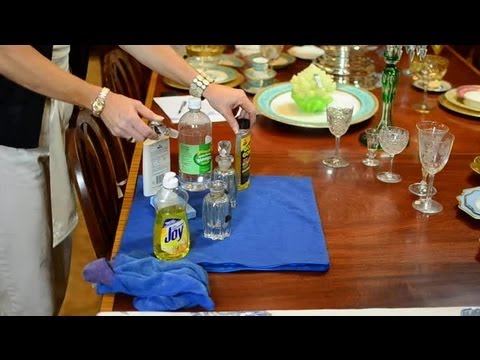 How to Clean Rust From Glass : Antique Glassware,...