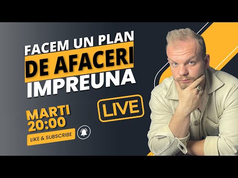 , title : 'Facem Un Plan de Afaceri Impreuna LIVE | Q&A'