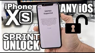 How To Unlock iPhone XS From Sprint to Any Carrier