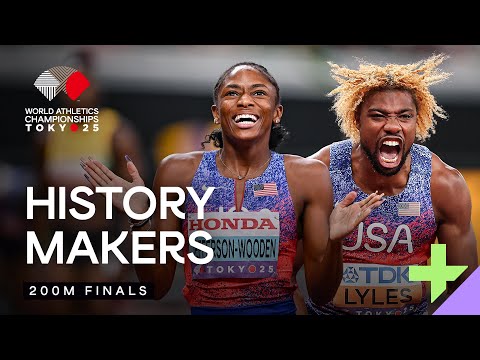 UNSTOPPABLE Lyles and Jefferson-Wooden claim 200m crowns for USA | Tokyo Top Performance Day 7