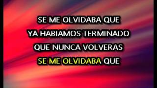 Juan Gabriel ft Marco Antonio Solis - Se me olvido otra vez | KARAOKE |